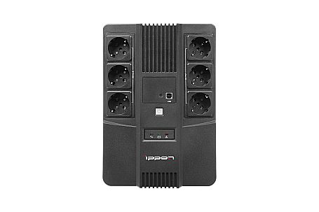 Купить линейно-интерактивный ибп ippon nut 650 (650 ва / 360 вт) фото 2