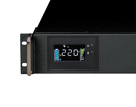 Купить линейно-интерактивный ибп powercom king pro rm kin-1500ap lcd (1,5 ква / 1,2 квт) фото 3