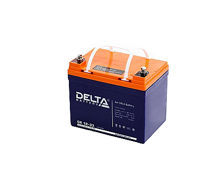 Аккумулятор Delta GX 12-33 (12 В 33 Ач)