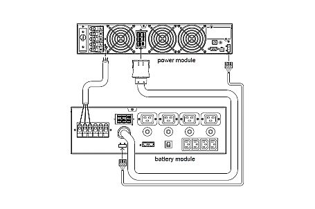 Купить онлайн ибп powercom macan mrt-6000 bat pack (6 ква / 6 квт) фото 4