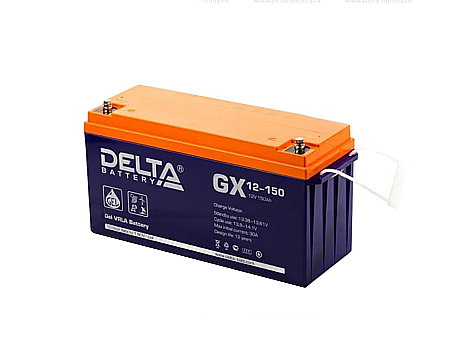 Аккумулятор Delta GX 12-150 (12 В 150 Ач)