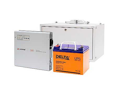 ИБП Штиль SW300L с аккумулятором 33 Ач в стеллаже картинка