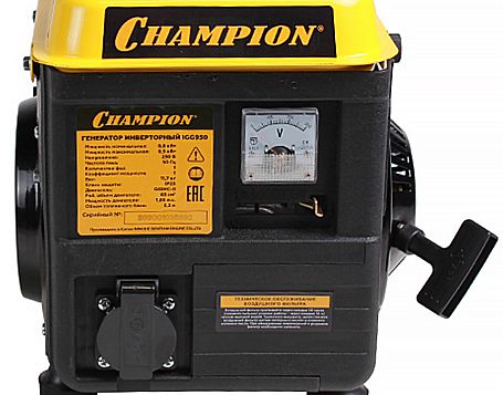 Купить бензиновый генератор champion igg950 (900 вт) фото 3