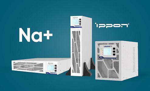 ибп серии na+ с натрий-ионными батареями от ippon