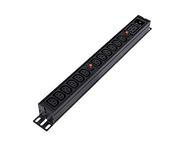 Блок распределения питания Powercom PDU-16AV14-12C3-C9-C2-2G