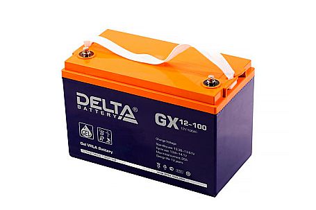 Аккумулятор Delta GX 12-100 (12 В 100 Ач)